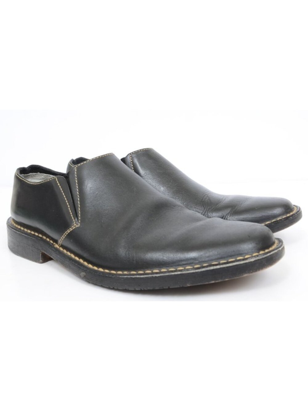 Cole Haan Men's 8.5M Slip-On Black‎ Leather Preppy Business Casual Office Shoes